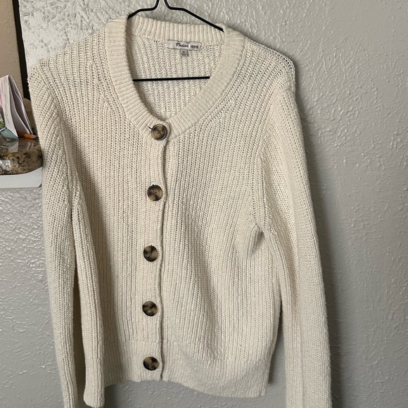 Madewell Textural-Knit Cardigan Sweater - Picture 2 of 10